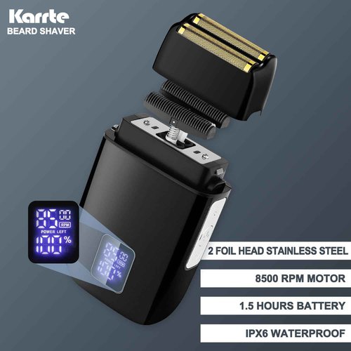 Karrte Professional Hair Clippers/Hair Trimmer/Beard Shaver Kit for Men Cordless Barber Clipper Hair Cutting Kit, Beard Trimmers Haircut Grooming Kit, Gifts for Men