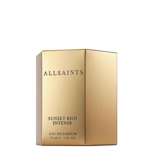 AllSaints Sunset Riot Intense - Amber, Woody & Floral Fragrance - Unisex Perfume with Cedar & Musk - Body Fragrance with an Aromatic Smell - Bold Evening Scent - 30mL/1 fl oz