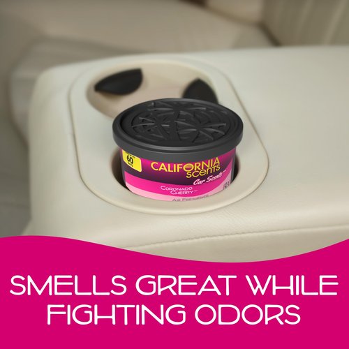 Can Air Freshener and Odor Neutralizer by California Scents, Set of 12 Spillproof Cans for Home and Car, Stocking Stuffers, Assorted Scents, 1.5 Oz Each (Packaging May Vary)