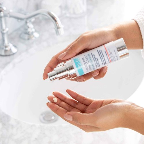 m-61 Hydraboost Collagen+Peptide Water Cream | Lightweight, Hydrating and Firming Gel-Cream With Vegan Collagen and Peptides. For All Skin Types - 1.7 Fl Oz