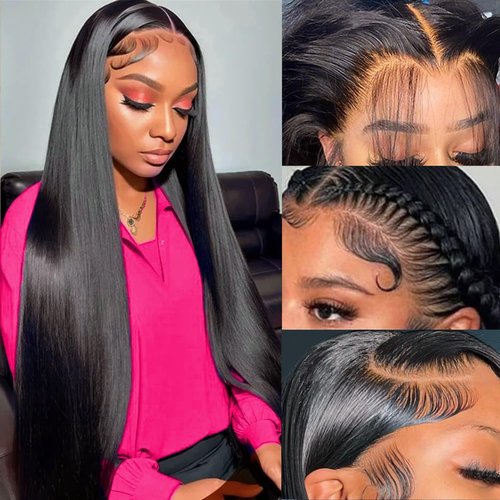 PT.Venus 13x4 straight lace front wigs human hair (13x4 Straight Lace Front, 22 Inch)