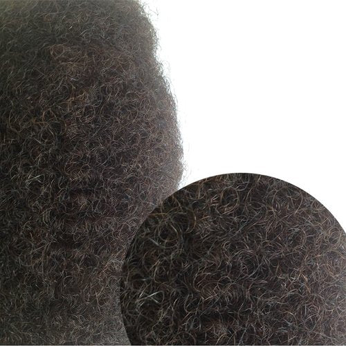 BESHINNAAUL Afro Kinky Bulk Human Hair,2 Bundles/Package,50 Grams/1.76 Oz Each Bundle,Natural Black #1B Ideal for Dreadlocks Extension,Twists and Braids #1B,12inch