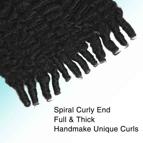 Burmese Curly Clip In Hair Extensions Real Human Hair 8pcs 120g/Set Spirally Curly Classic Clips Ins Full Head For Black Women 26 Inch Natural Black
