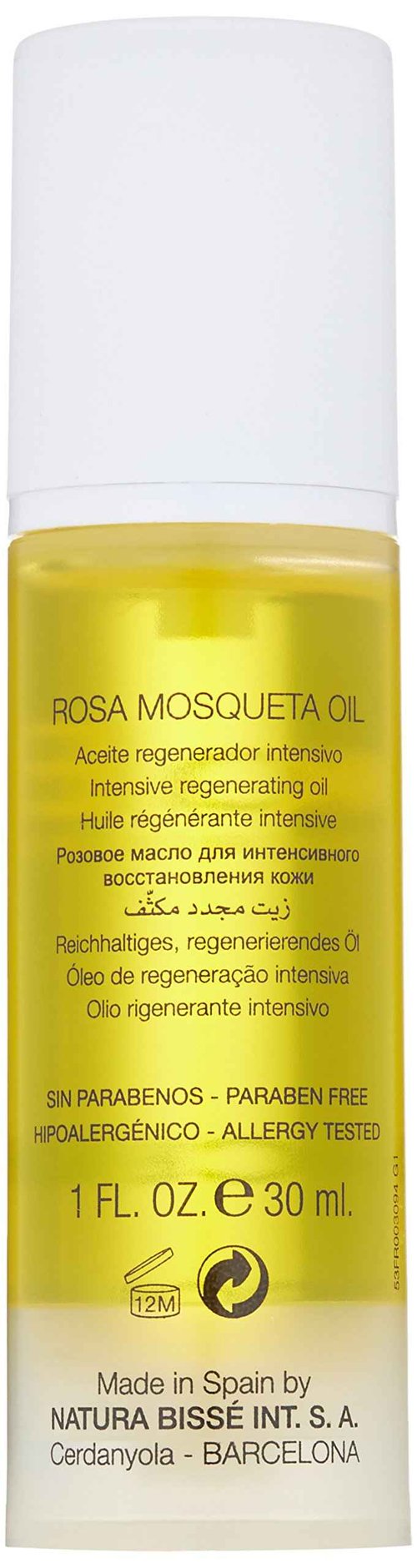 Natura Bissé NB Ceutical Rosa Mosqueta Oil, 1 oz., Ultra-Nourishing Multi-Use Oil, Nourishes, Comforts & Rejuvenates, 1 Oz