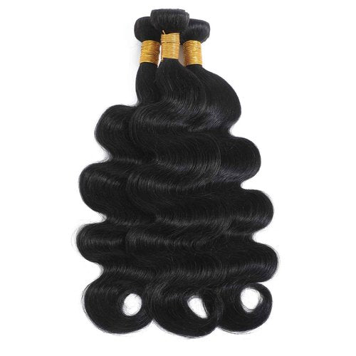 Raw Human Hair Bundles 22 24 26 INCH Brazilian Virgin Hair 12A Body Wave Bundles Human Hair Extensions Natural Black For Women