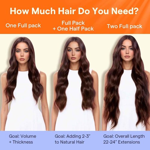 Full Shine Clip in Hair Extensions Black 24 Inch Hair Extensions Clip ins Jet Black Human Hair Clip in Extensions for Long Hair for Women 7 Pcs 120 G