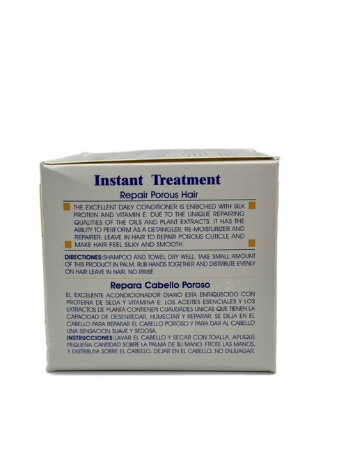 Chihtsai No. 12 INSTANT Treatment, Repair Porous Hair Conditioner (with Sleek Steel Pin Tail Comb) Silk Protein and Vitamin E, Number 12 (5.1 oz / 150 ml)