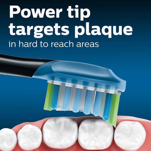 Philips Sonicare Genuine C3 Premium Plaque Control Replacement Toothbrush Heads & Genuine A3 Premium All-in-One Replacement Toothbrush Heads, 2 Brush Heads, Black, HX9092/95