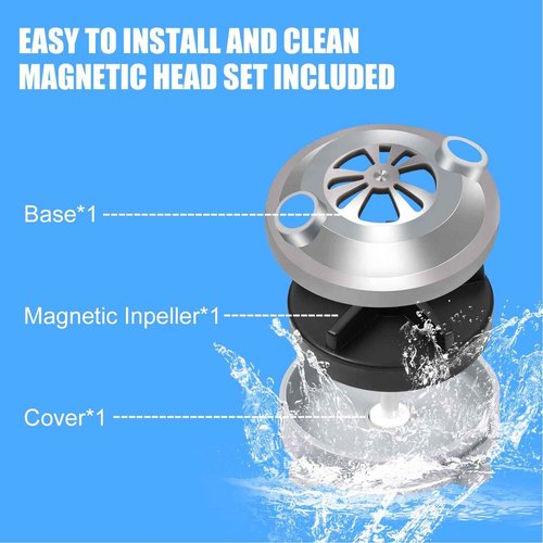 MIYOLO 2 PCS BF-004 Pipeless Magnetic Jet Head for LURACO Jet Motor Pedicure Chair Bathtub Tubs Spa Chairs Accessories Silver