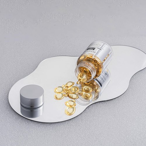 ELMOOSA HAIR CARE ROUTINE / 300ML Pre Wash/Shampoo Hair Mask Heat Protect + Hair Care Oil Capsules For All Hair Types Deeply Moist Add Shine& Smooths /No Rinse with Argan Oils For Women & Men