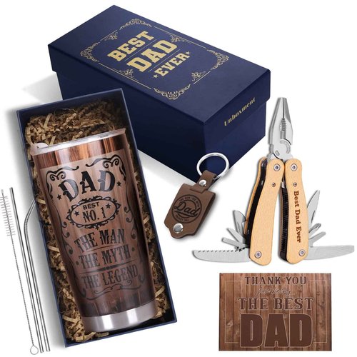 UNBOXMENT GET WELL GIFTS FOR MEN & BEST DAD EVER GIFTS, FATHERS DAY GIFTS BASKET, CARE PACKAGE FOR MEN