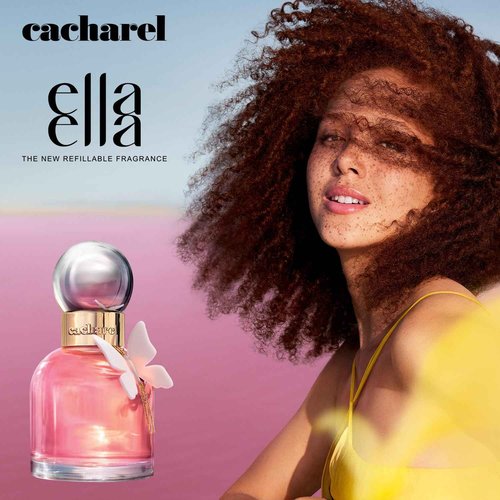 Cacharel Ella Ella - Eau De Parfum Perfume for Women - Floral Chypre - Notes of Coconut Accord, Bourbon Vanilla, Bergamot Essence 1.7 Fl.Oz