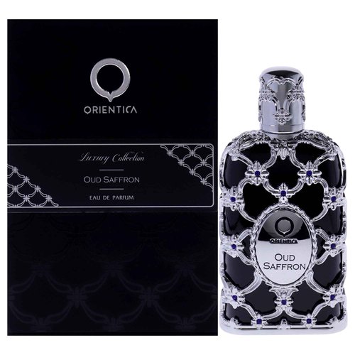 Orientica Luxury Collection Oud Saffron Eau De Parfum - Oriental, Vanilla, Saffron, Woody, Patchouli, Musk, Agar Wood - Arabic Perfume for Men & Women - 5 oz / 150ml