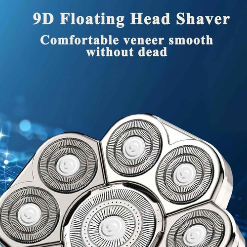 9.0 Shaver, 9d Floating Blade Heads, 9d Floating Head Shaver - Ipx7 Waterproof,USB Fast Charge,Gift for Dad and Husband
