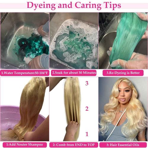 BABOSHOW 22 Inch 613 13x6 Lace Front Wig Human Hair 200% Density Blonde Body Wave Lace Front Wigs Human Hair Pre Plucked 613 Blonde HD Lace Frontal Wigs