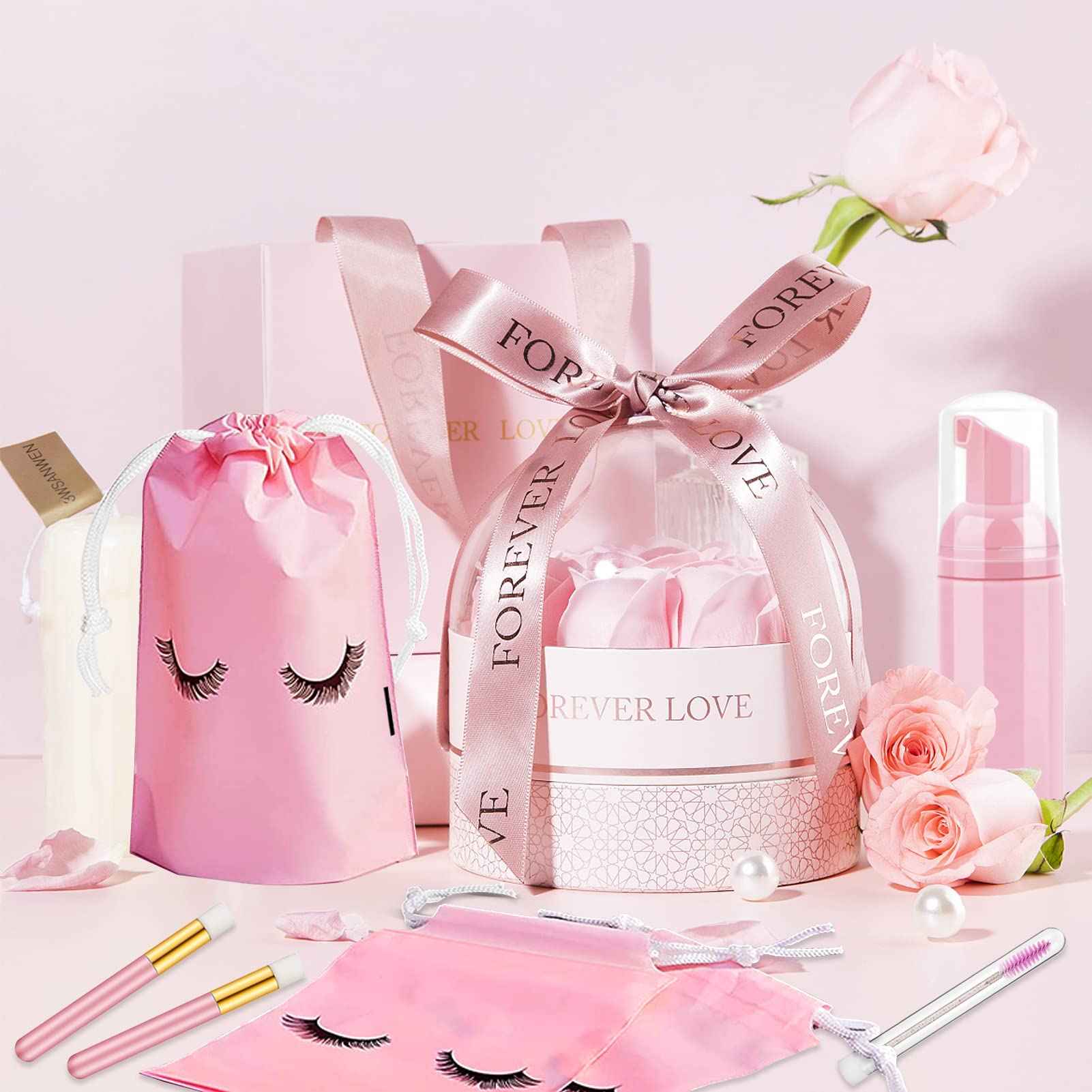 Lash Shampoo for Lash Extensions Eyelash Extension Cleanser, 3.98L Professional Eyelid Foaming Cleanser Lash Extension Kit Lash Mousse Non-lrritating Wash for Extensions Lashes Salon and Home Care