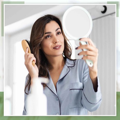 tessco for you 24 Pcs Mini Hair Brush Bulk Mini Boar Bristle Hair Brush Wooden Paddle Travel Hairbrush DIY Gifts for Wedding Christmas Women Men Long Short Wet Dry Scalp Massage Anti Static