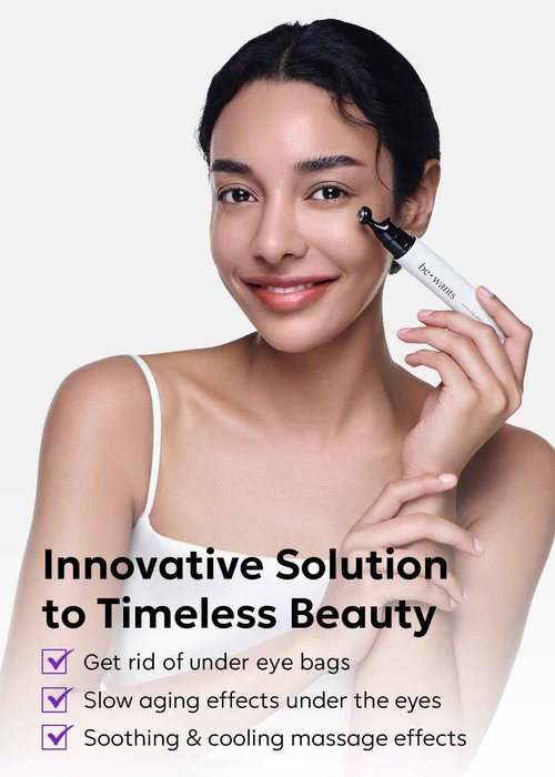 Bewants Eye Serum Stick for Hydrating & Lifting Cream for Neck & Décolleté Wrinkle Care with 61% Bamboo Water & Cica, 1.01 fl.oz