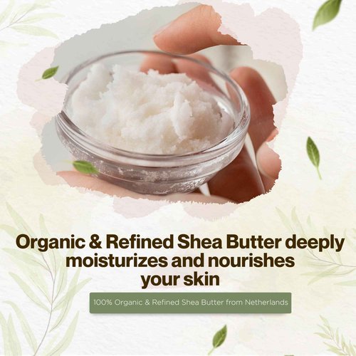 uh*Roh*Muh USDA Certified Half Gallon Organic Shea Butter from the France | Refined, Nourishing Body Butter for Smooth and Healthy Skin | (Net Wt. 1.6/3.5 lb)