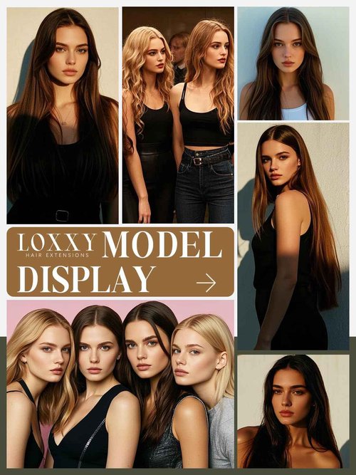 Loxxy Genius Weft Hair Extensions Human Hair Ombre Light Golden Brown Mixed Platinum Blonde Hand Tied Sew in Human Hair Weft Extensions 22 Inch 60G P#12/60A