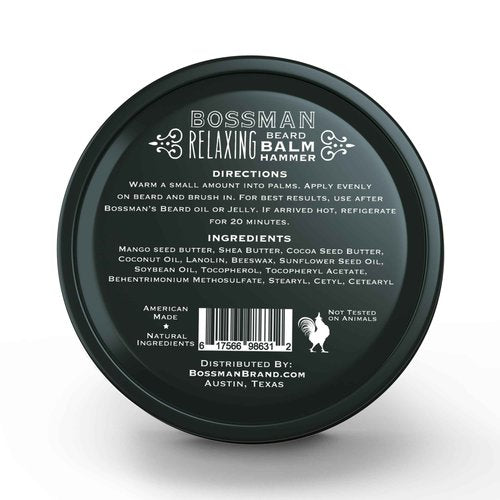 Bossman Big Boss Beard Care Kit for Men - 7 Piece Beard Grooming Kit with Jelly Beard Oil, Beard Conditioner, Beard Balm, MUDstache Wax, Bar Soap, Metal Comb, Brush - Gift Set for Men (Royal Oud)