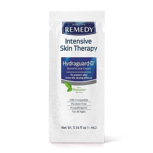 Medline Remedy Specialized Silicone Cream for Skin Moisturization, Advanced Healing Formula, 4 g Packet, Pack of 144