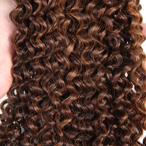 Habiliana Bundles Human Hair 20 22 24 Inch Water Wave P4/30 Human Hair Bundles 11A Unprocessed Brazilian Virgin Quick Weave Hair Extensions for Black Women