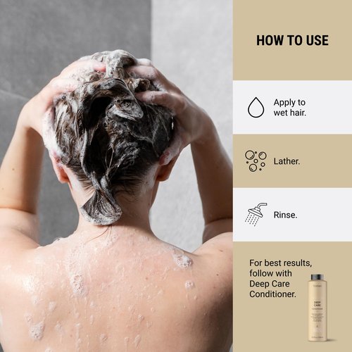 LAKMÉ Teknia Deep Care Shampoo, Repairing Shampoo for Damaged Hair, 33.8 Fl Oz