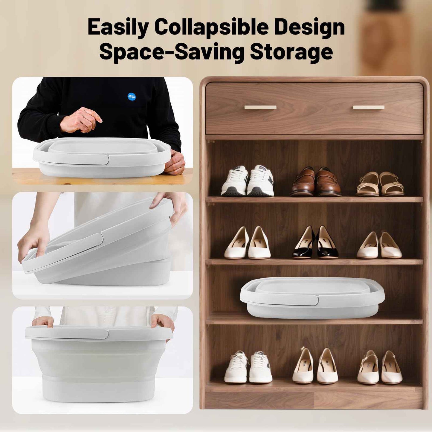 Ionic Foot Bath Detox Machine,Foot Detox Foot Bath Soak Tub with 2 Arrays,80 Disposable Foot Bath Liners,Detox Sea Salt,Folding Foot Spa Bucket,Home Salon-Level Foot Soaking Tub2