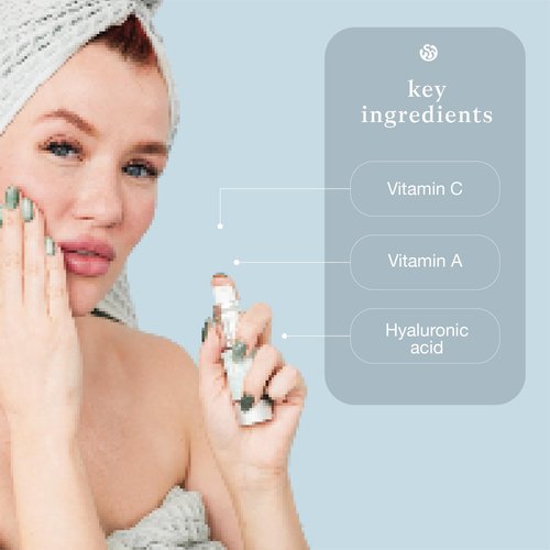 Boho YTH Serum, Hyaluronic Acid & Vitamin C – Anti Aging Facial Serum, Brightening Serum for Dark Spots, Even Skin Tone, Eye Area, Fine Lines & Wrinkles, 15 ml, 0.5 fl oz