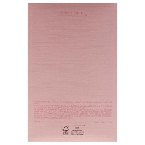 BVLGARI Rose Goldea for Women Eau de Parfum Spray, 3.04 Ounce, Multi