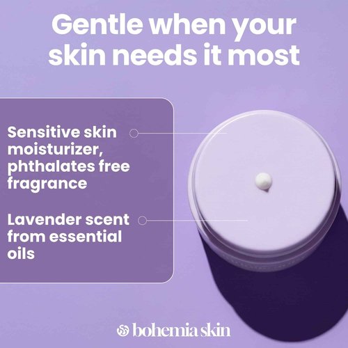 Bohemia Skin Infinite Aura Face Moisturizer – Facial Lotion for Women; Hyaluronic Acid + Ceramide Wrinkle Barrier Repair Cream, Beta-Glucan Redness Relief, Copper Peptide Firming Anti Aging Day-Night