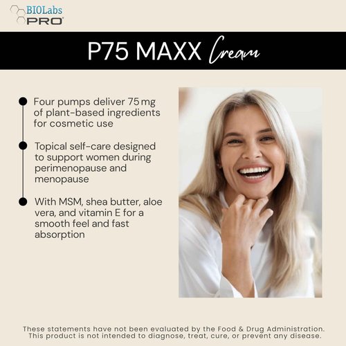 BIOLABS PRO Progest Cream P75 Maxx 6000mg Progest per Bottle - Three Month Supply - 3.6oz
