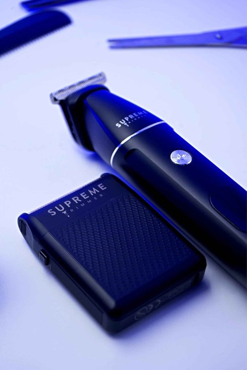 Supreme Trimmer Multigroomer SMG3030 + Solo Foil Shaver Kit | Wet/Dry 14PC Kit All-in-one Nose, Ear, Head & Face Precision Beard Trimmer | Pocket Shaver for Barbers & at Home Use