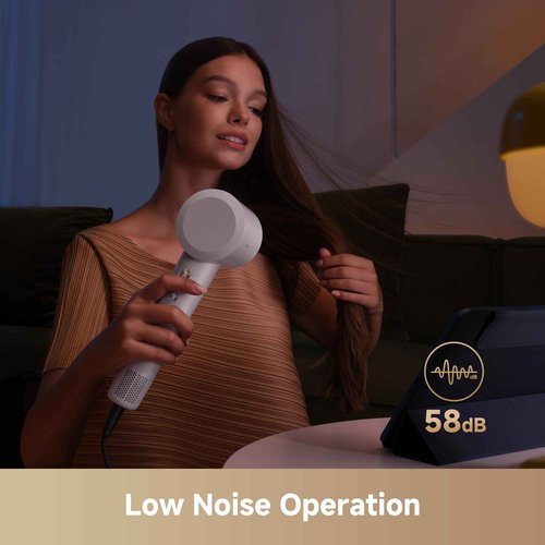 Mova Turbo Hair Dryer, 110000 RPM High-Speed Motor Blow Dryer Negative lon Care for Rapid Drying, 58dB Low Noise Constant Temperature Hairdryer, 0.72lb Ultra-Lightweight for Travel