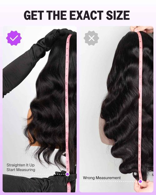 Megalook hair 6x5 Glueless Wigs Human Hair Pre Plucked Pre Cut 210% Density for Women Drawstring Wig Human Hair with Baby Hair Wear and Go Body Wave Wig Pre Plucked with Natural Hairline(20 Inch)