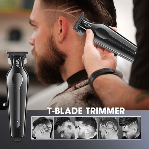 KEMEI Professional Hair Trimmers for Men, Clippers for Hair Cutting, Cordless Rechargeable Hair Clippers, Haircut Clippers, Hair Cutting Tools, LED Display, Gifts for Men 2210