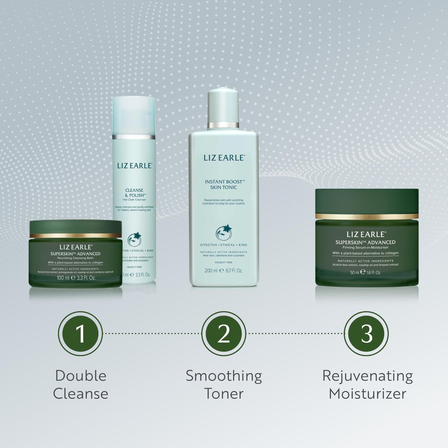 Liz Earle Superskin Advanced Firming Serum Face Moisturizer - Anti Aging Facial Firming Cream & Serum - Helps Reduce the Appearance of Fine Lines & Wrinkles (50ml)