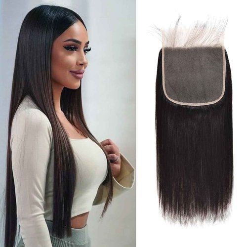 7X7 Closure Human Hair Straight Free Part 7X7 HD Lace Closure 10A Pre Plucked with Baby Hair Closure Unprocessed Lace Closure 18 Inch