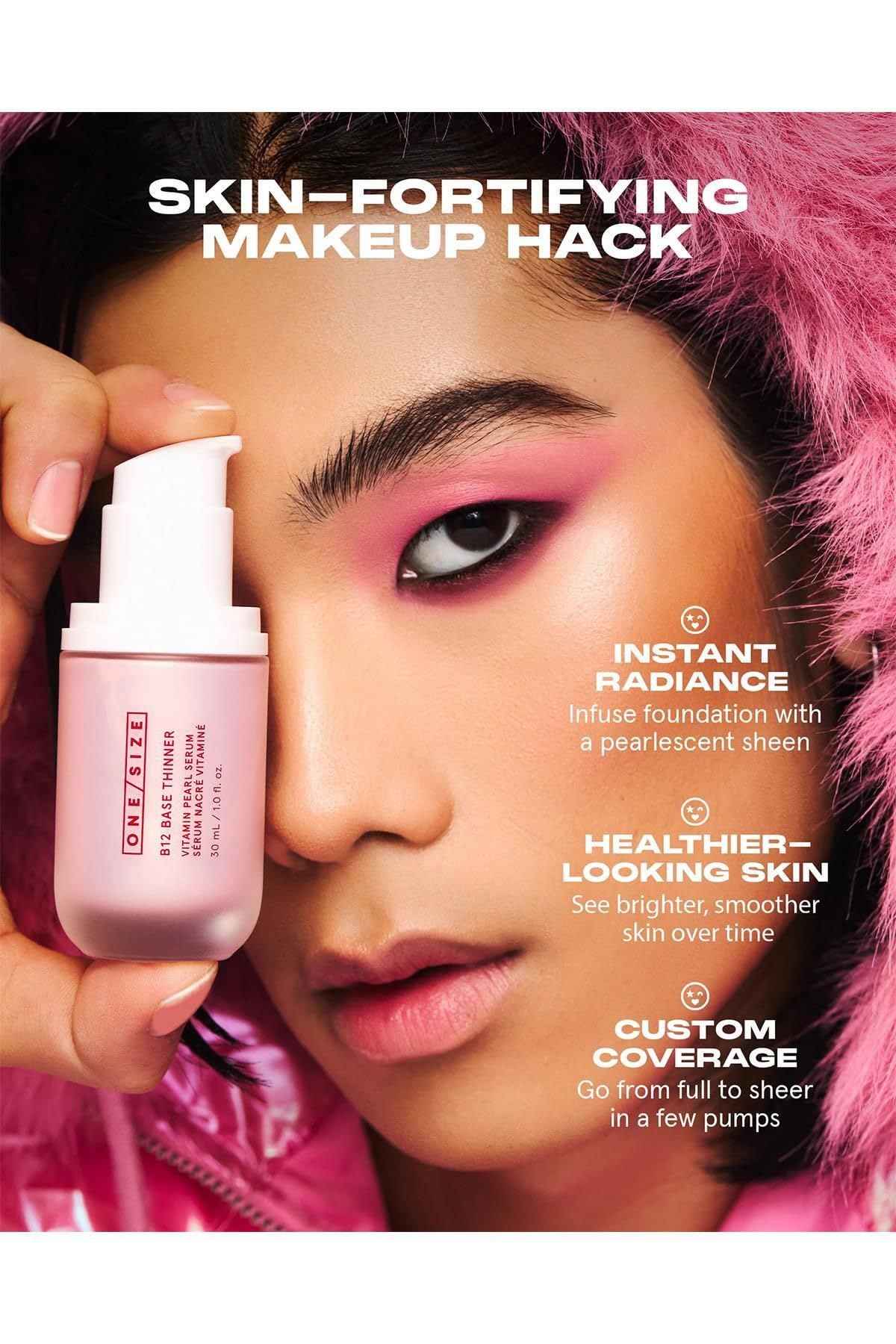 One Size B12 Base Thinner Vitamin Pearl Serum - 30 mL / 1.0 fl oz