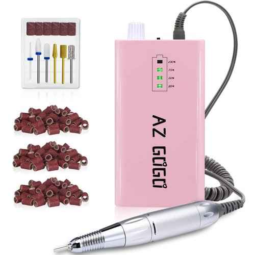 30000RPM Portable Nail Drill Machine with Professional Ceramic Nail Drill Bits