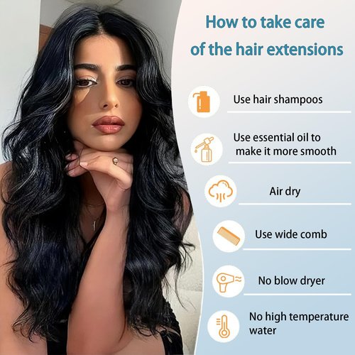 Tape in Hair Extensions Human Hair 22Inch Natural Black Color 20Pcs 50G/Pack Straight Seamless Weft Skin Invisible Thick 100% Real Black Human Hair Tape In Extensions