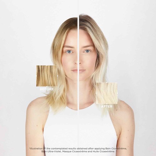 Kerastase Blond Absolu Hyaluronic Acid Hair Serum For Bleached & Highlighted Blonde Hair - Repairs Damaged Hair & Soothes Scalp, Instantly Hydrates & Adds Shine, 1.7 fl Oz