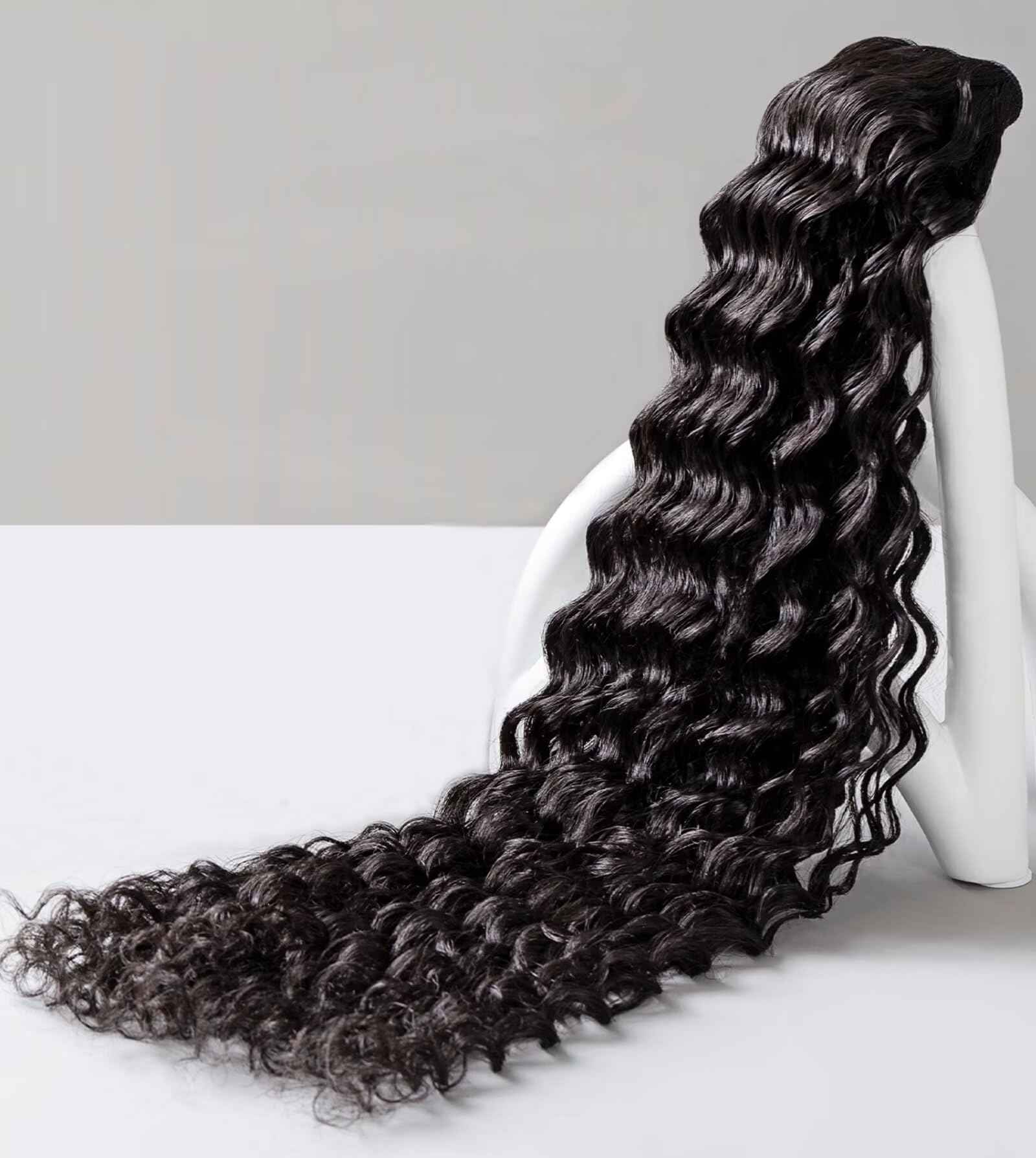ISSEY KASUMI Raw Indian Human Hair Single Bundle,Triple Lifespan Than Regular Virgin Hair,In-Store Quality,Online Price! 100% Raw Indian Hair Bundles Deep Wave Raw Hair Bundles 24 Inch