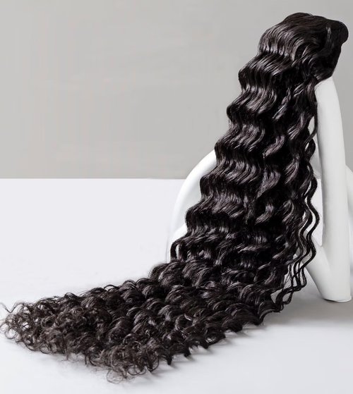ISSEY KASUMI Raw Indian Human Hair Single Bundle,Triple Lifespan Than Regular Virgin Hair,In-Store Quality,Online Price! 100% Raw Indian Hair Bundles Deep Wave Raw Hair Bundles 20 Inch
