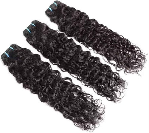 Human Hair Bundles Water Wave Bundles 12A Brazilian Weave Human Hair Bunldes Wet And Wavy Bundles Human Hair 100% Unprocessed Virgin 3 Bundls Human Hair 16 18 20