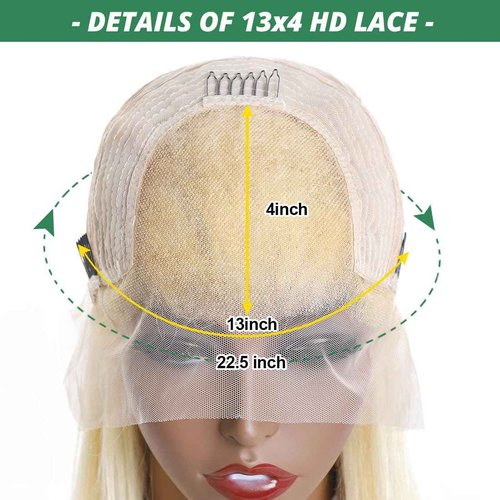 Sweetie 22 Inch 613 13x4 Lace Front Wig Human Hair 200% Density 12A Blonde Wig Human Hair Body Wave Lace Front Wigs Human Hair for Women HD Lace Glueless Wigs Human Hair Pre Plucked