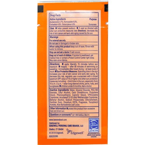 Banana Boat Ultra Sport Sunscreen Lotion Packets, Broad Spectrum SPF 30, Water & Sweat Resistant, 0.4 fl oz (Pack of 200)