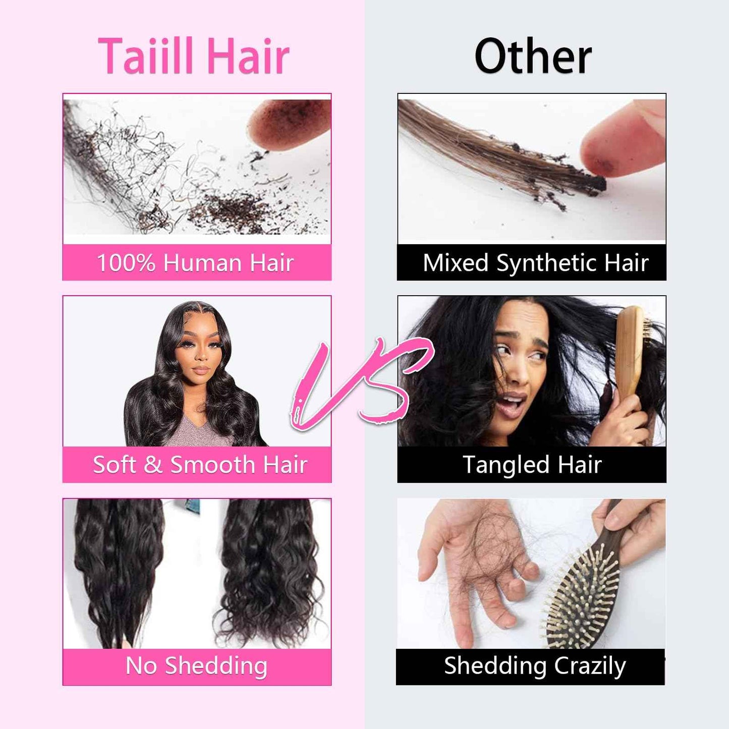 12A Human Hair Bundles 16 18 20 Inch Body Wave Bundles Human Hair 100% Unprocessed Brazilian Virgin Hair Real Human Hair Extensions Natural Black