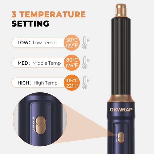 6 in ONE Blow Dryer Brush,Air Curling Iron